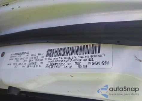 2014 Ram 2500 Tradesman z USA, uszkodzony, nr VIN 3C6LR4AT2EG128575